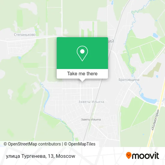 улица Тургенева, 13 map