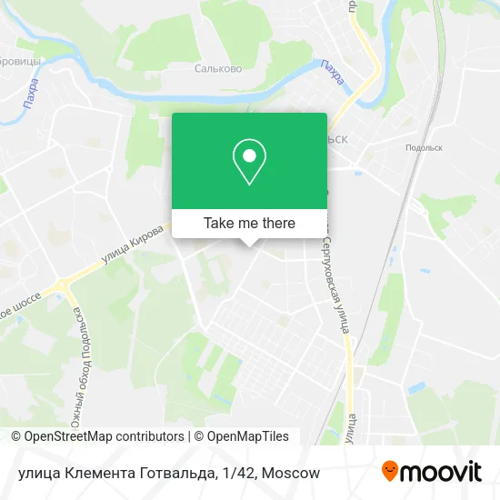 улица Клемента Готвальда, 1/42 map