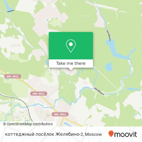 коттеджный посёлок Желябино-2 map