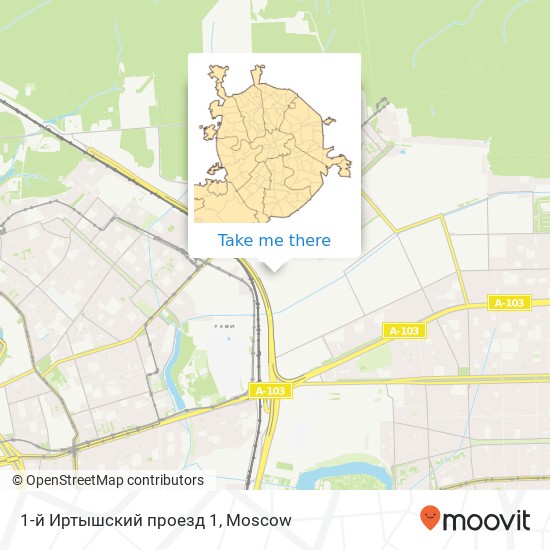 1-й Иртышский проезд 1 map