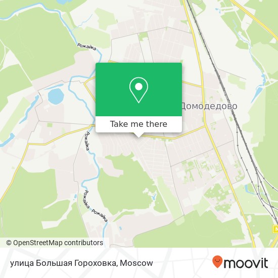 улица Большая Гороховка map