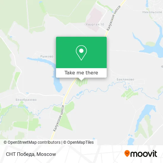 СНТ Победа map