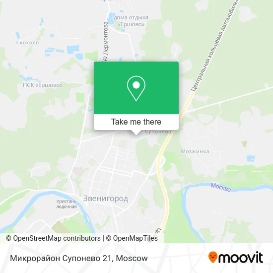 Микрорайон Супонево 21 map