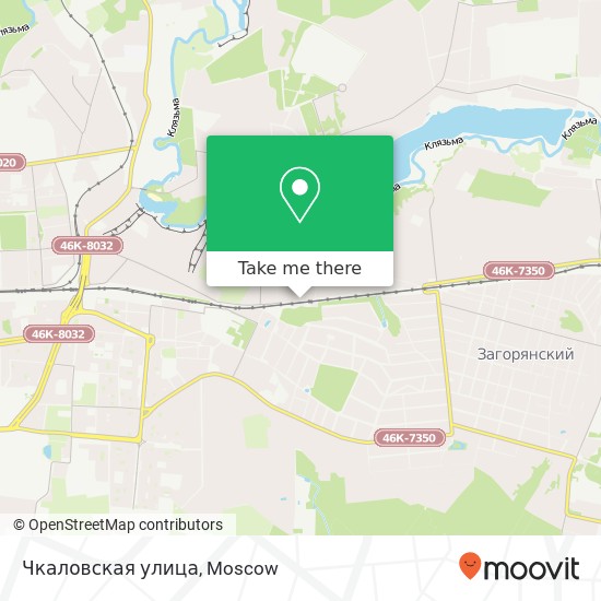 Чкаловская улица map