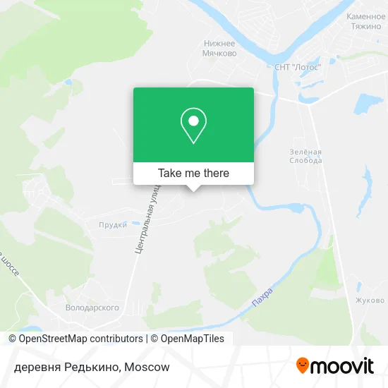 деревня Редькино map