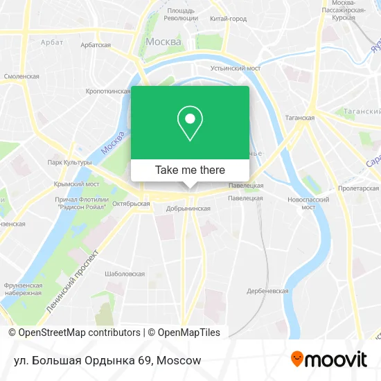 ул. Большая Ордынка 69 map