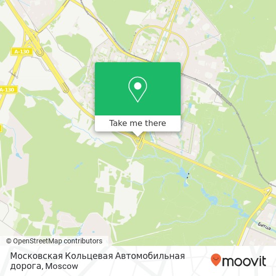 Московская Кольцевая Автомобильная дорога map