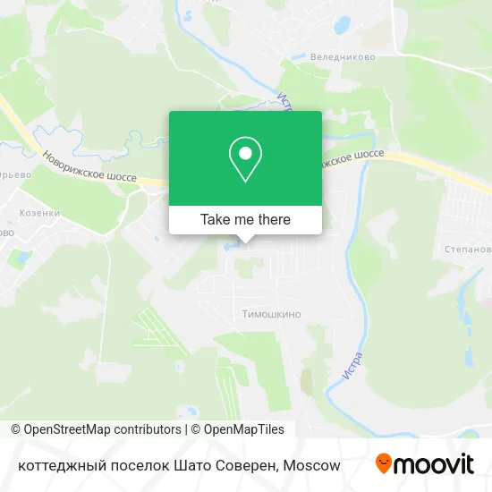 коттеджный поселок Шато Соверен map