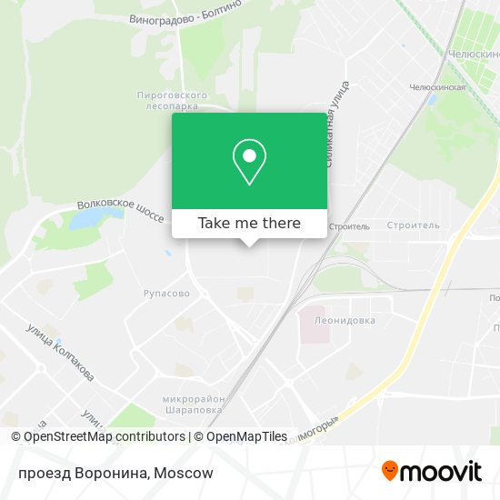 проезд Воронина map