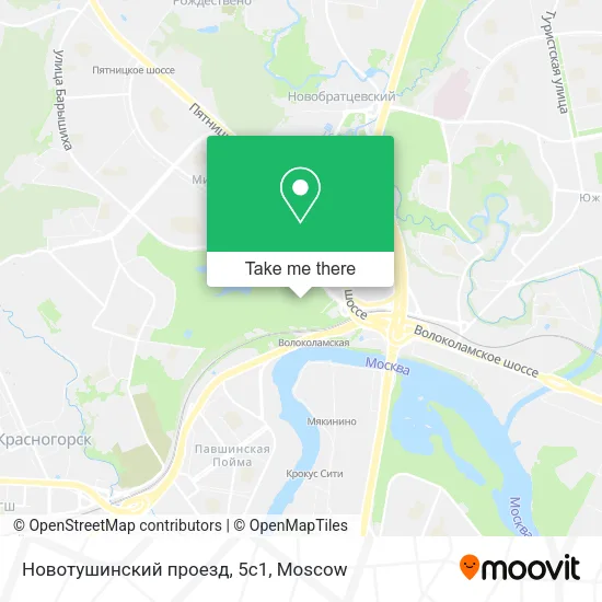 Новотушинский проезд, 5с1 map