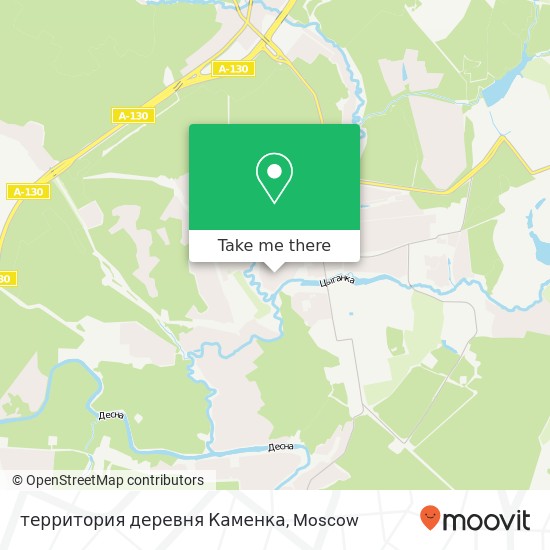 территория деревня Каменка map