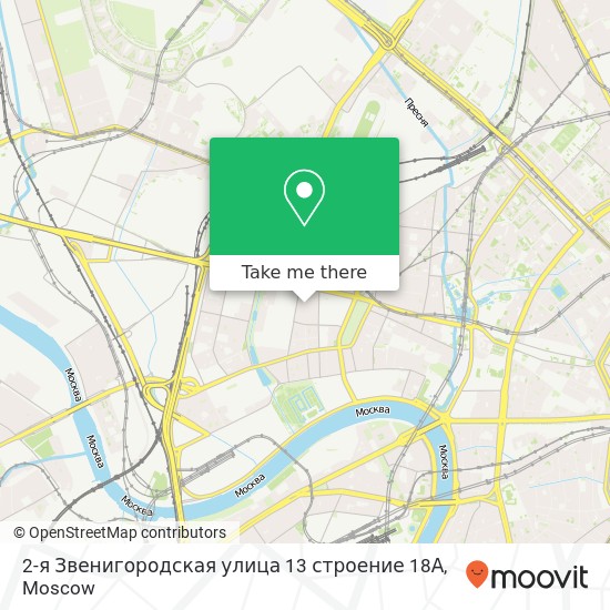 2-я Звенигородская улица 13 строение 18А map