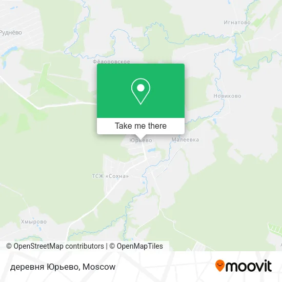 деревня Юрьево map