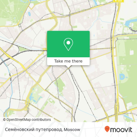 Семёновский путепровод map