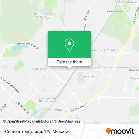 Силикатная улица, 1/9 map