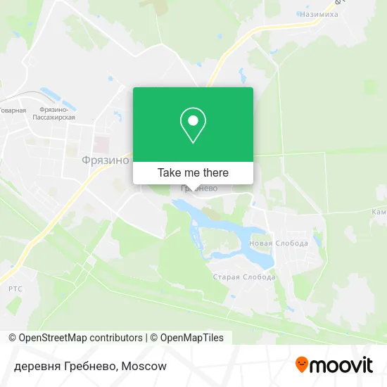 деревня Гребнево map
