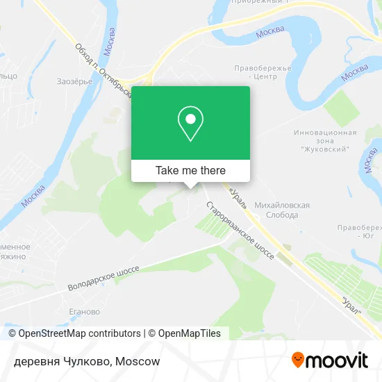 деревня Чулково map