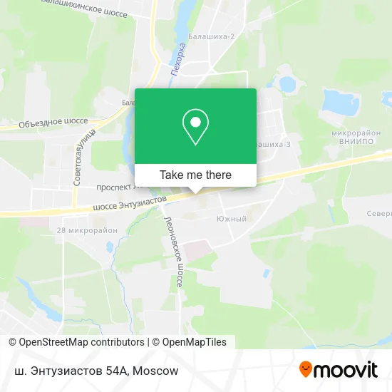 ш. Энтузиастов 54А map