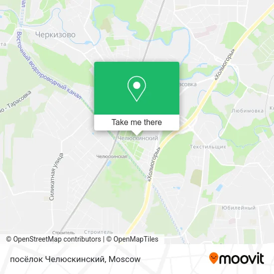 посёлок Челюскинский map