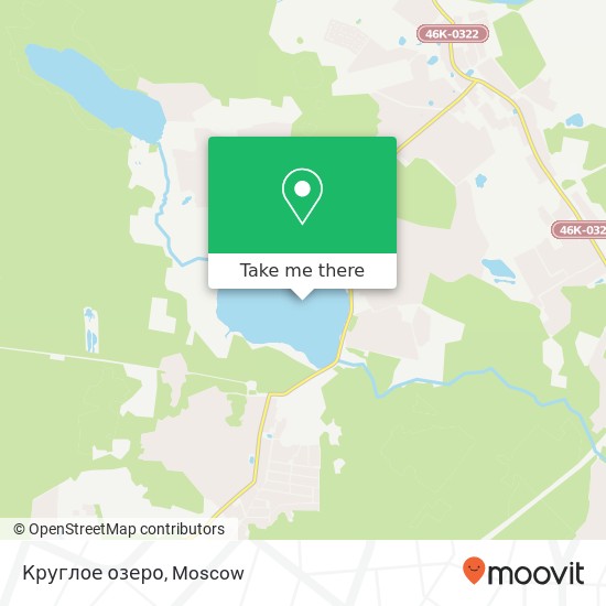 Круглое озеро map