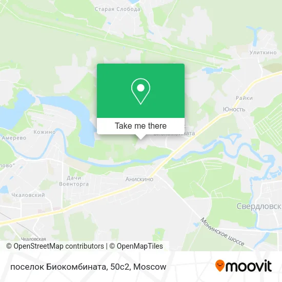 поселок Биокомбината, 50с2 map