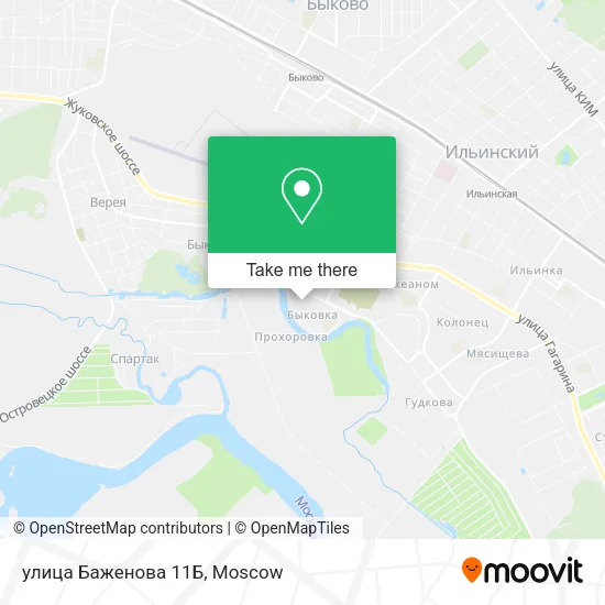 улица Баженова 11Б map