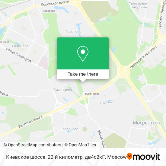 Киевское шоссе, 22-й километр, дв4с2кГ map