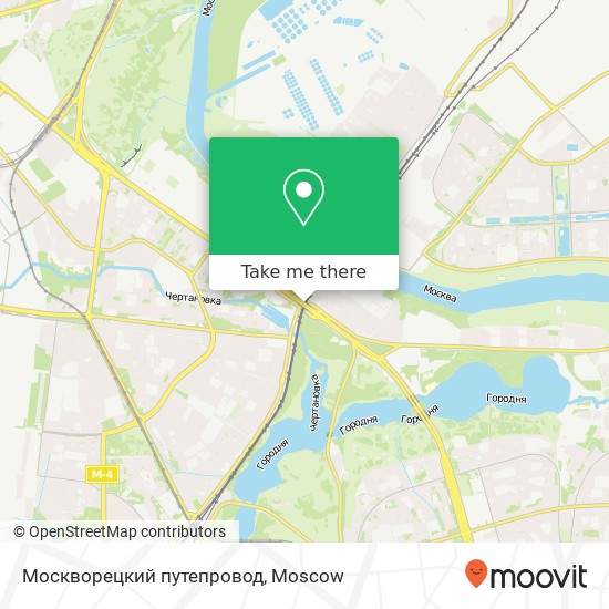 Москворецкий путепровод map
