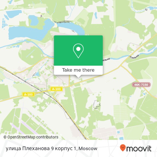 улица Плеханова 9 корпус 1 map