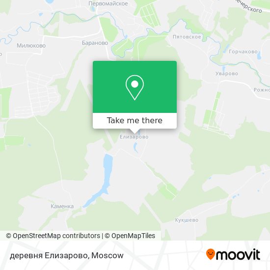 деревня Елизарово map