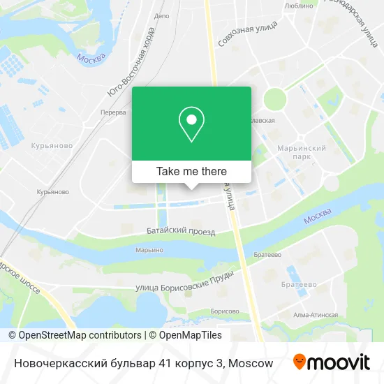 Новочеркасский бульвар 41 корпус 3 map