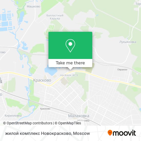 жилой комплекс Новокрасково map