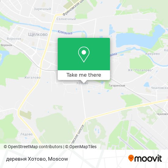 деревня Хотово map