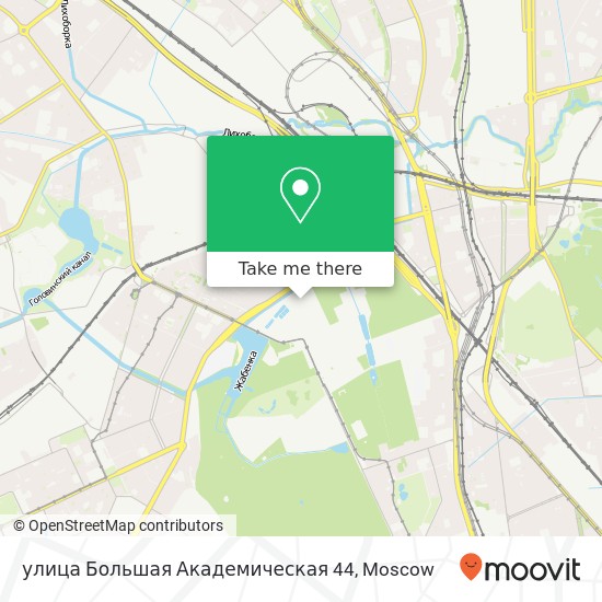 улица Большая Академическая 44 map
