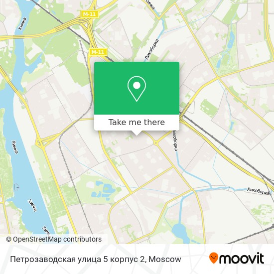 Петрозаводская улица 5 корпус 2 map