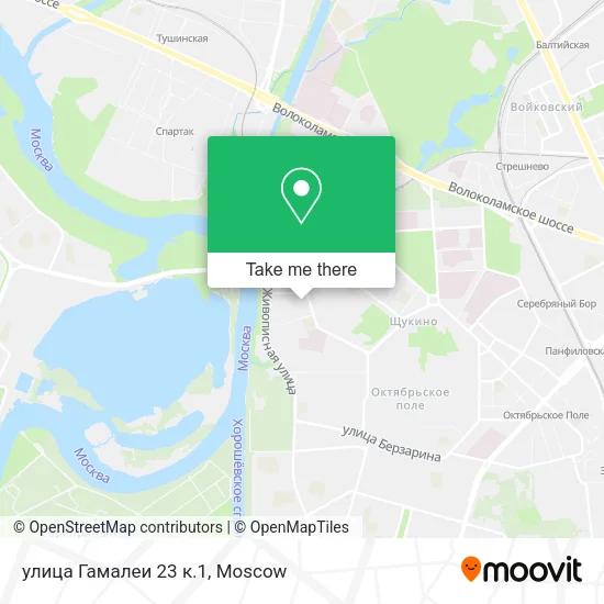 улица Гамалеи 23 к.1 map