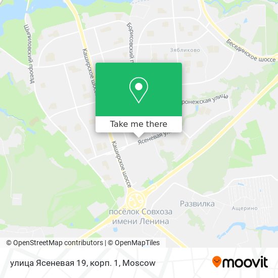 улица Ясеневая 19, корп. 1 map