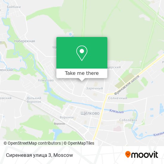 Сиреневая улица 3 map