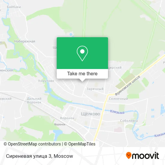 Сиреневая улица 3 map