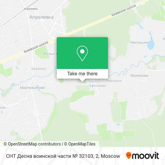 СНТ Десна воинской части № 32103, 2 map