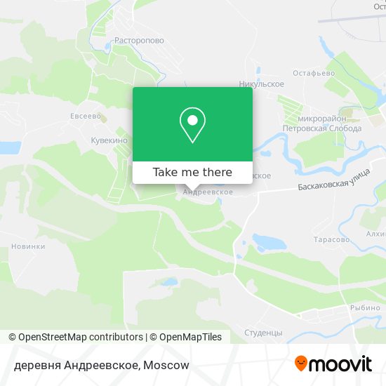 деревня Андреевское map