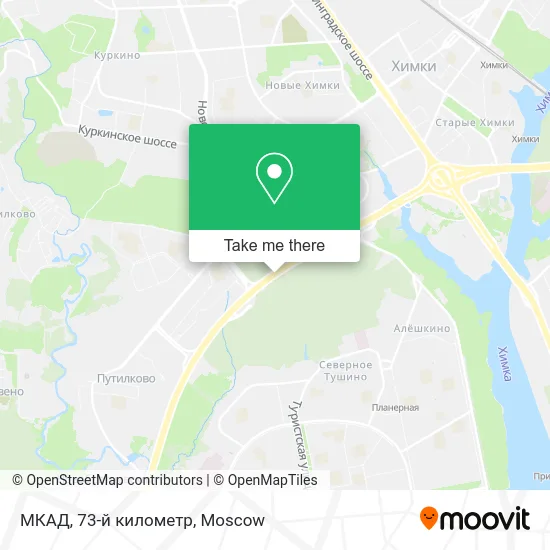 МКАД, 73-й километр map