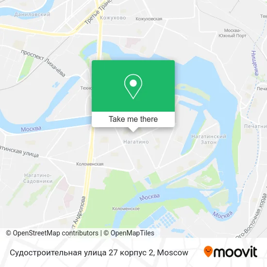 Судостроительная улица 27 корпус 2 map