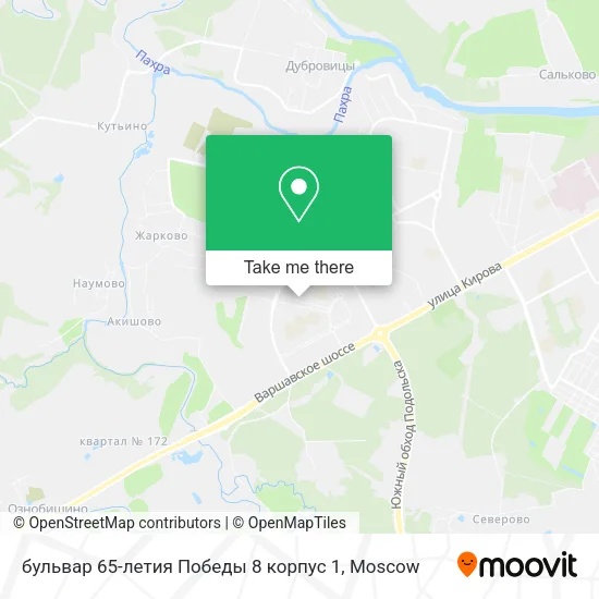 бульвар 65-летия Победы 8 корпус 1 map
