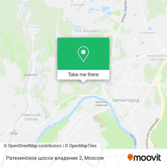 Ратехинское шоссе владение 2 map