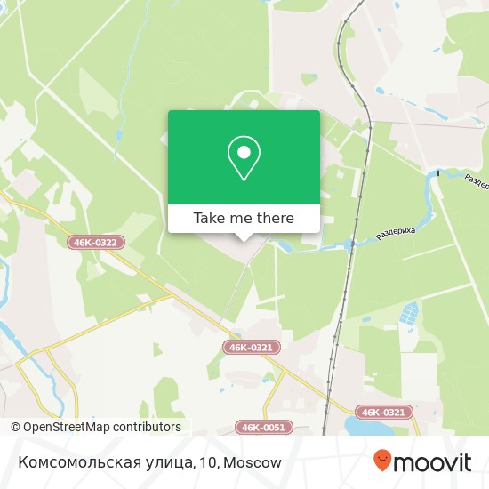 Комсомольская улица, 10 map