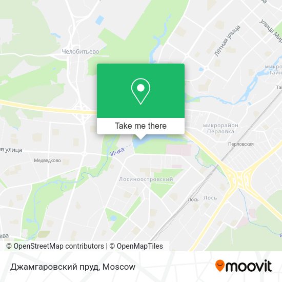 Джамгаровский пруд map