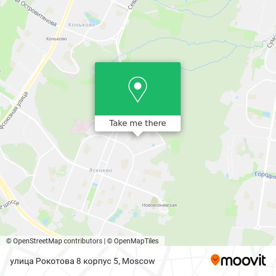 улица Рокотова 8 корпус 5 map