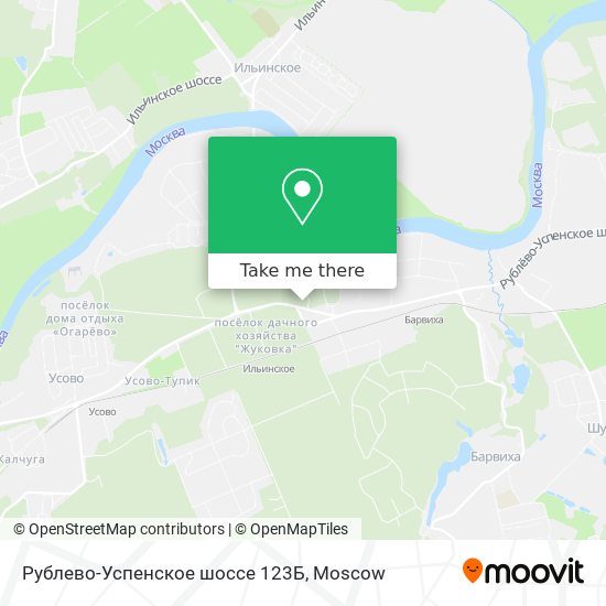 Рублево-Успенское шоссе 123Б map