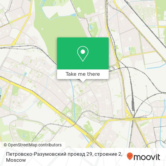 Петровско-Разумовский проезд 29, строение 2 map